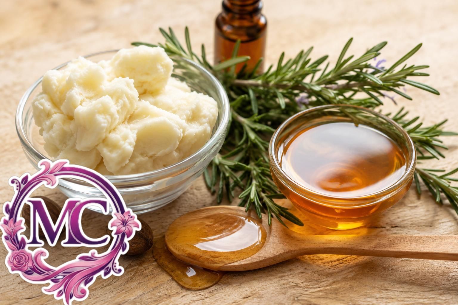 Recette Maison: Bain d’Huile Nourrissant au Beurre de Karité, Miel et Romarin