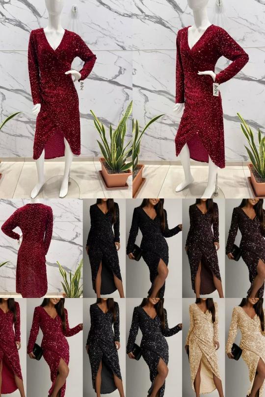 robe de soirée en velour