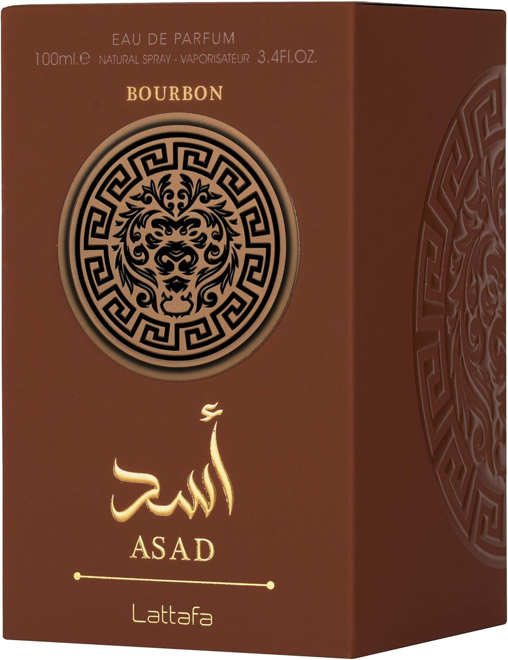 Asad - Bourbon by Lattafa for Men - 3.4 oz EDP Spray