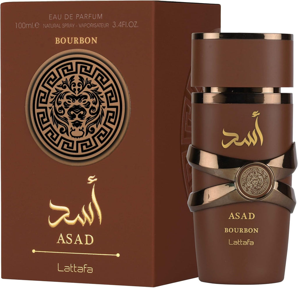 Asad - Bourbon by Lattafa for Men - 3.4 oz EDP Spray