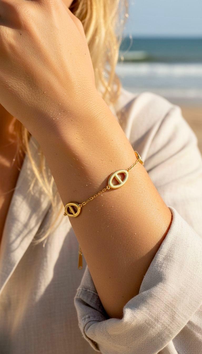 Bracelet Chaîne dorée