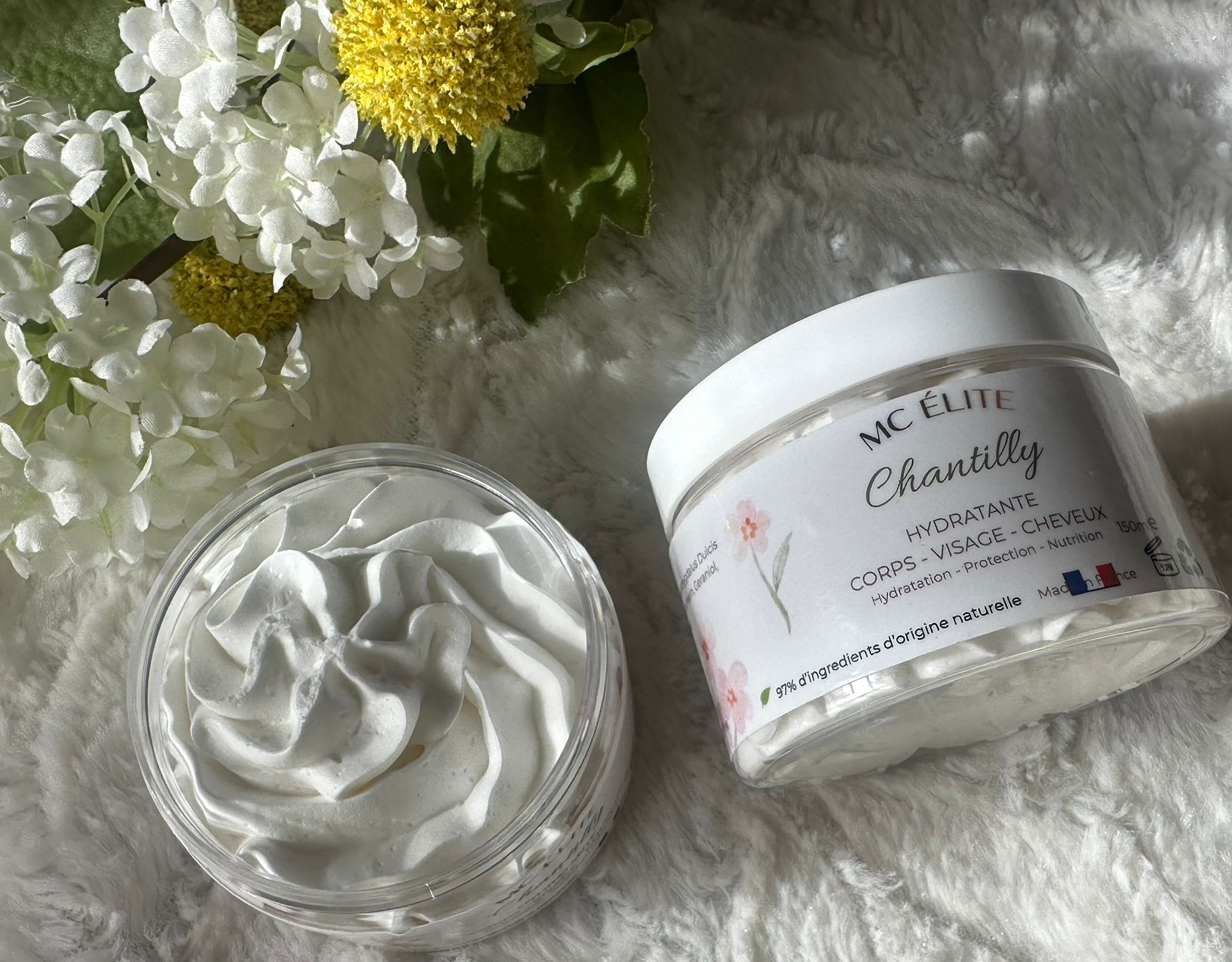 Chantilly Hydratante – Corps · Visage · Cheveux
