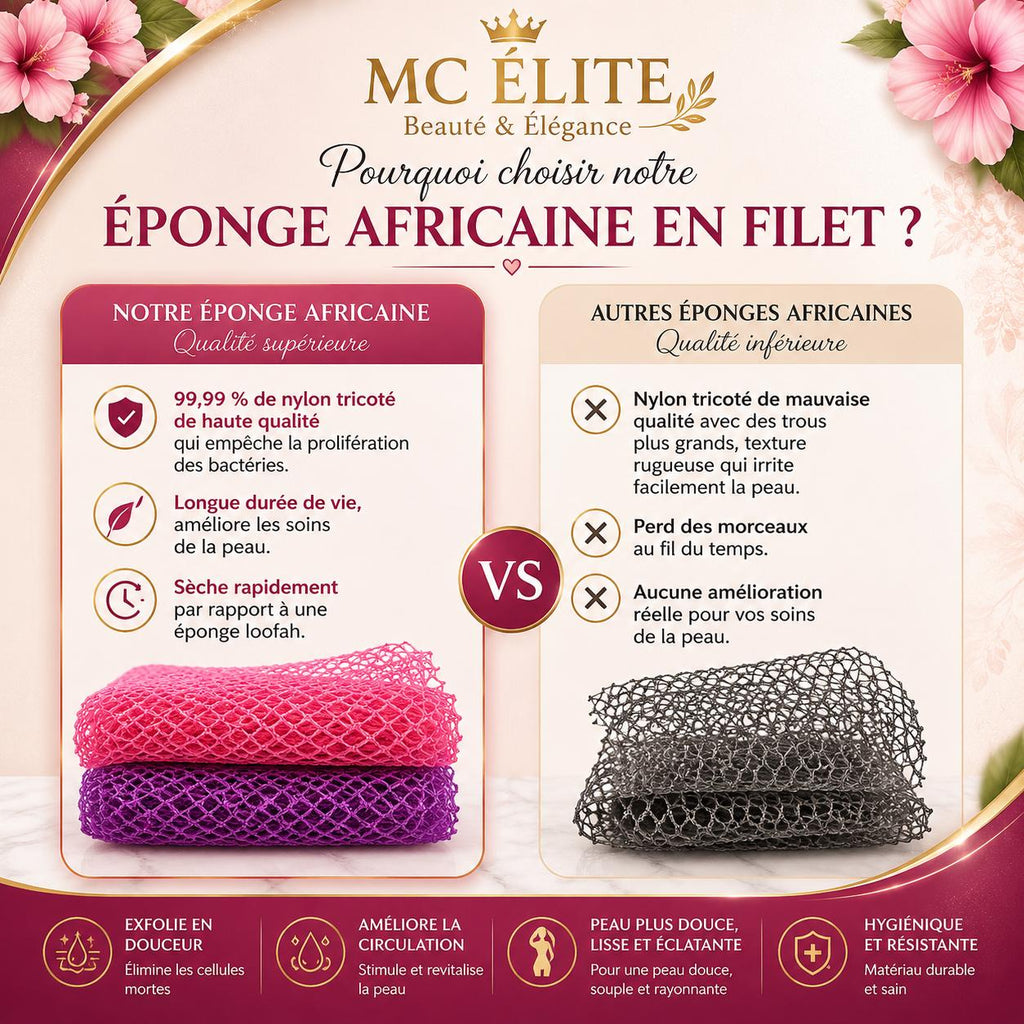 Éponge Africaine en Filet