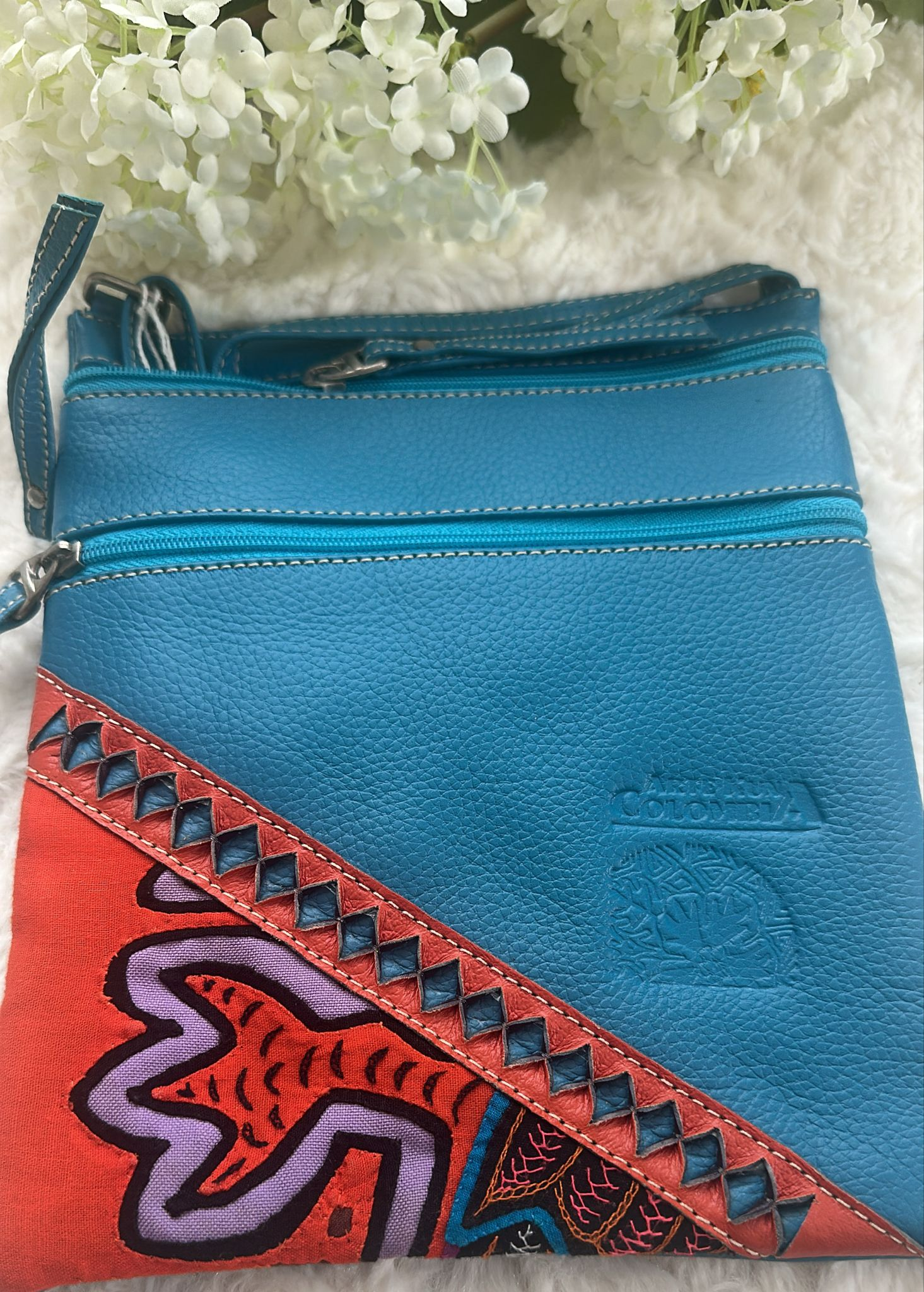 Sac Bandoulière turquoise