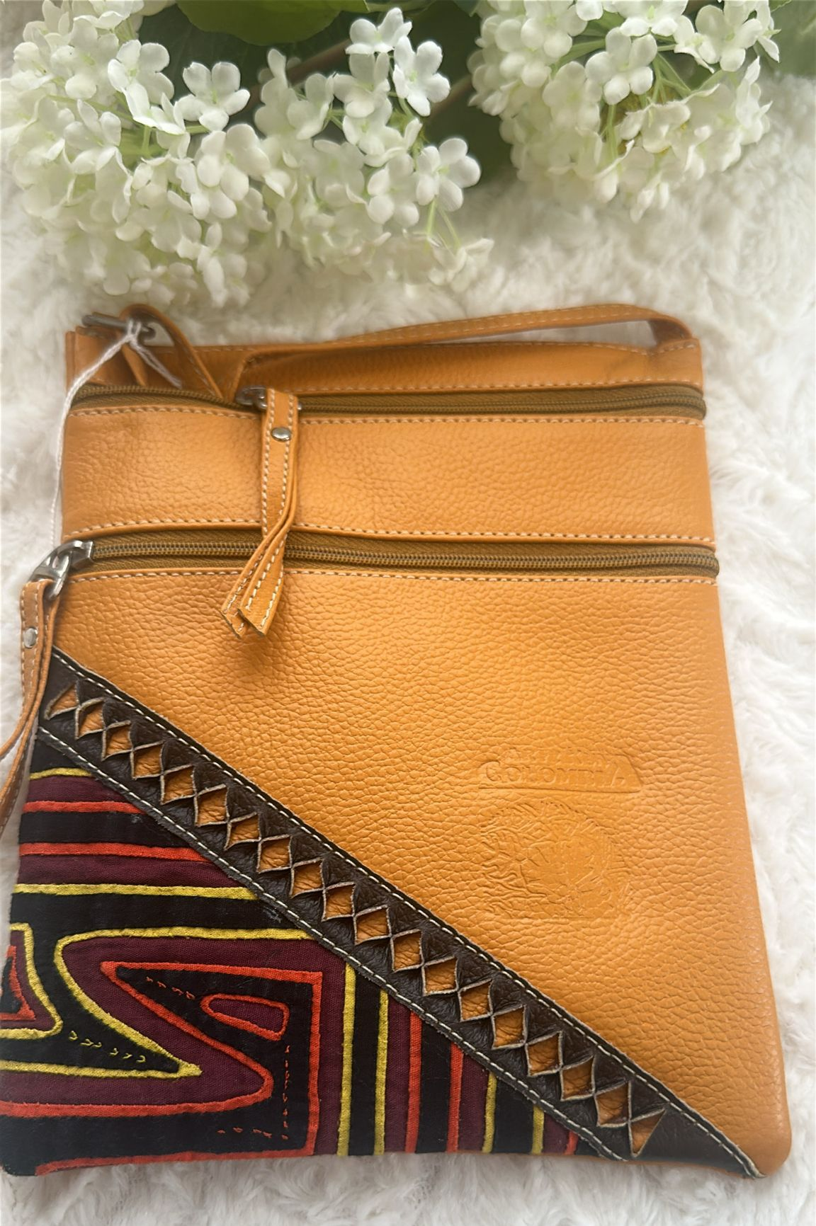 Sac Bandoulière à motifs ethniques